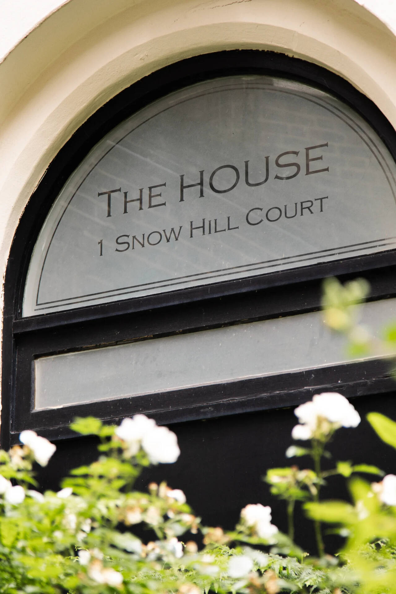 Snow Hill Sign Window